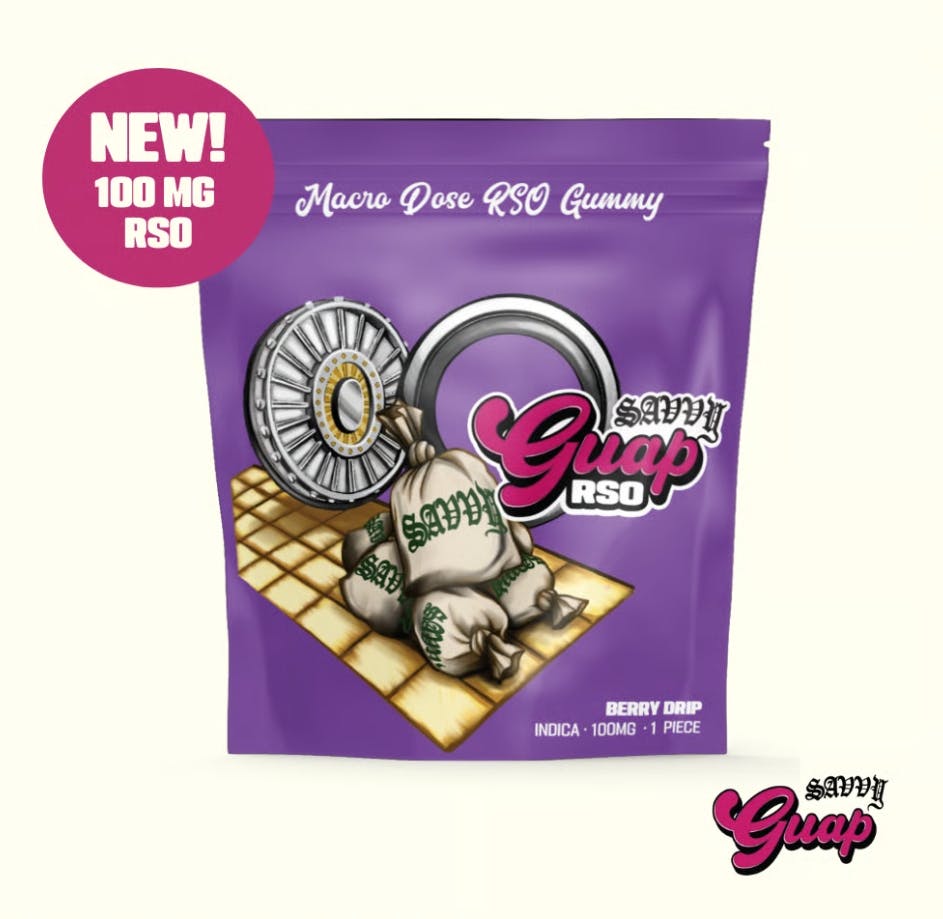 Savvy Berry Drip RSO Guap Gummy