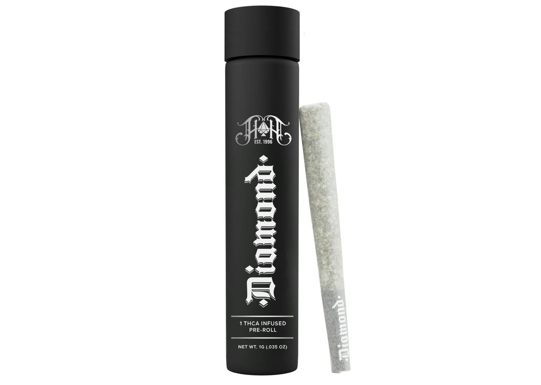 Photo of Orange Cookies Diamond Infused Pre-Roll | 1g