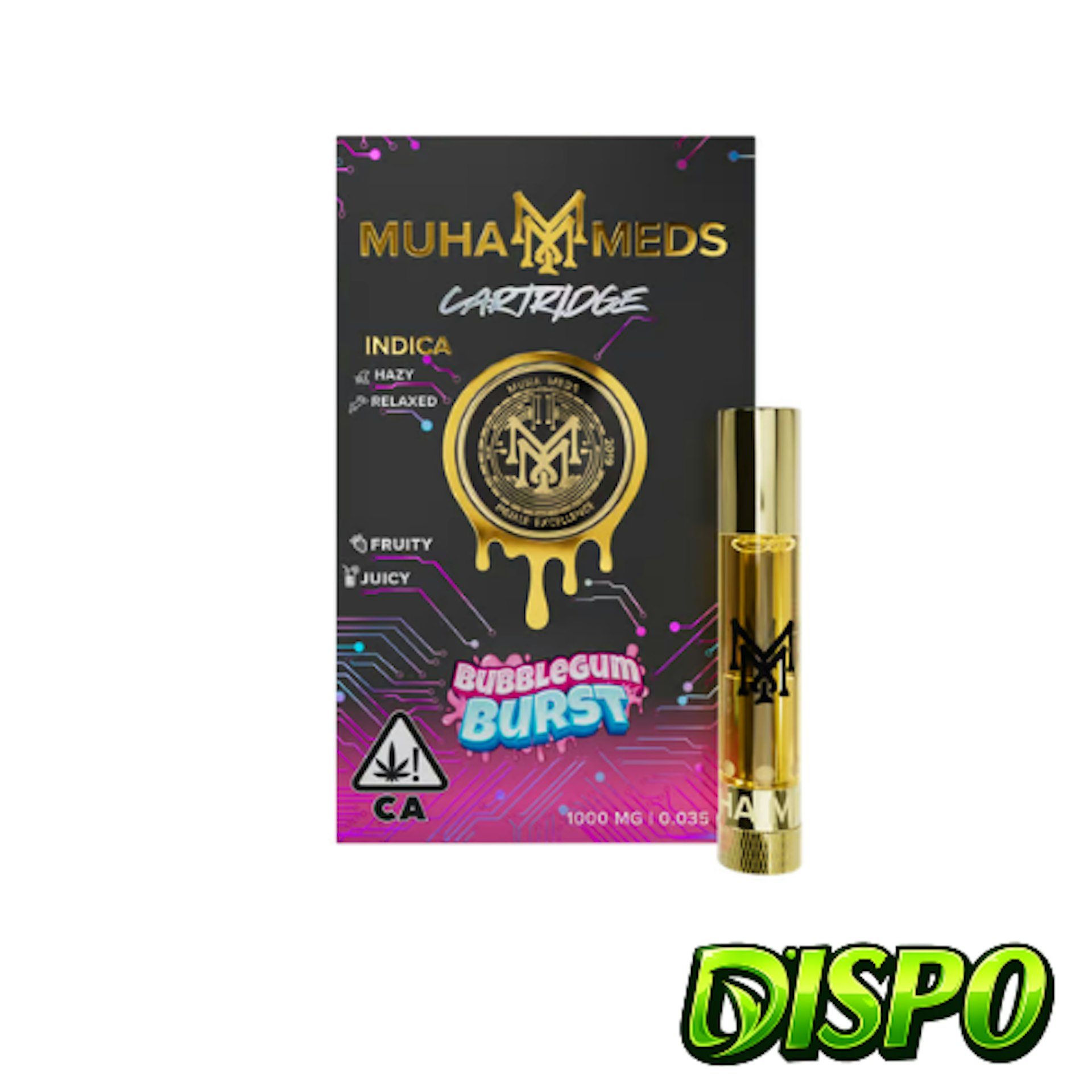 Muha Meds - Bubble Gum Burst Cartridge