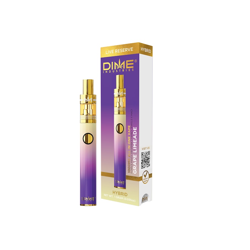 Dime Industries Live Reserve Disposable: Grape Limeade