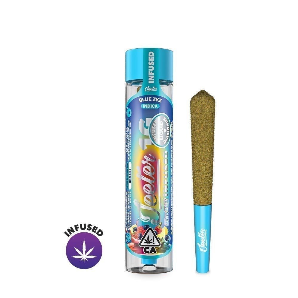 Photo of Blue ZKZ Jeeter Infused Pre-Roll | 1g
