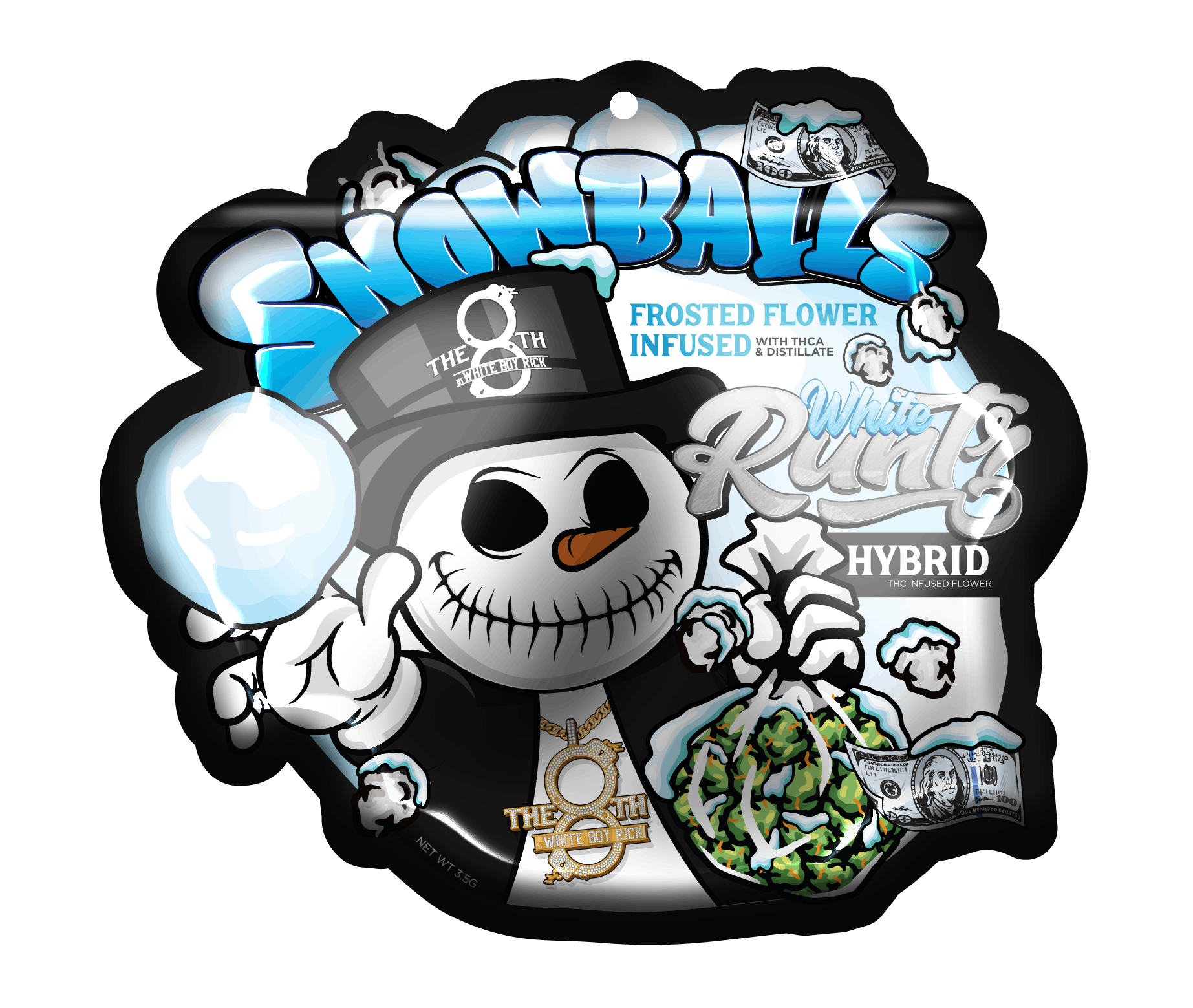 Product: White Boy Rick | Snowballs - 3.5g - White Runtz