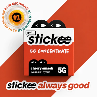 Stickee - 5g Live Resin - Cherry Smash - CONCENTRATES by Stickee at King of Budz