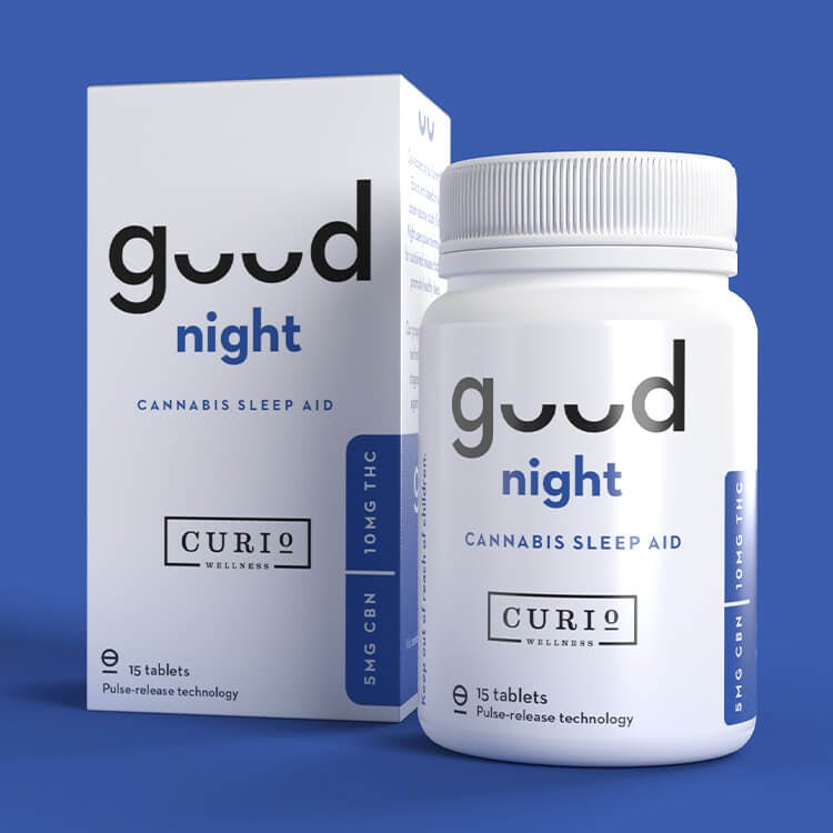 Curio Wellness Curio Wellness Good Night Tablet – 10mg THC : 5mg CBN ...