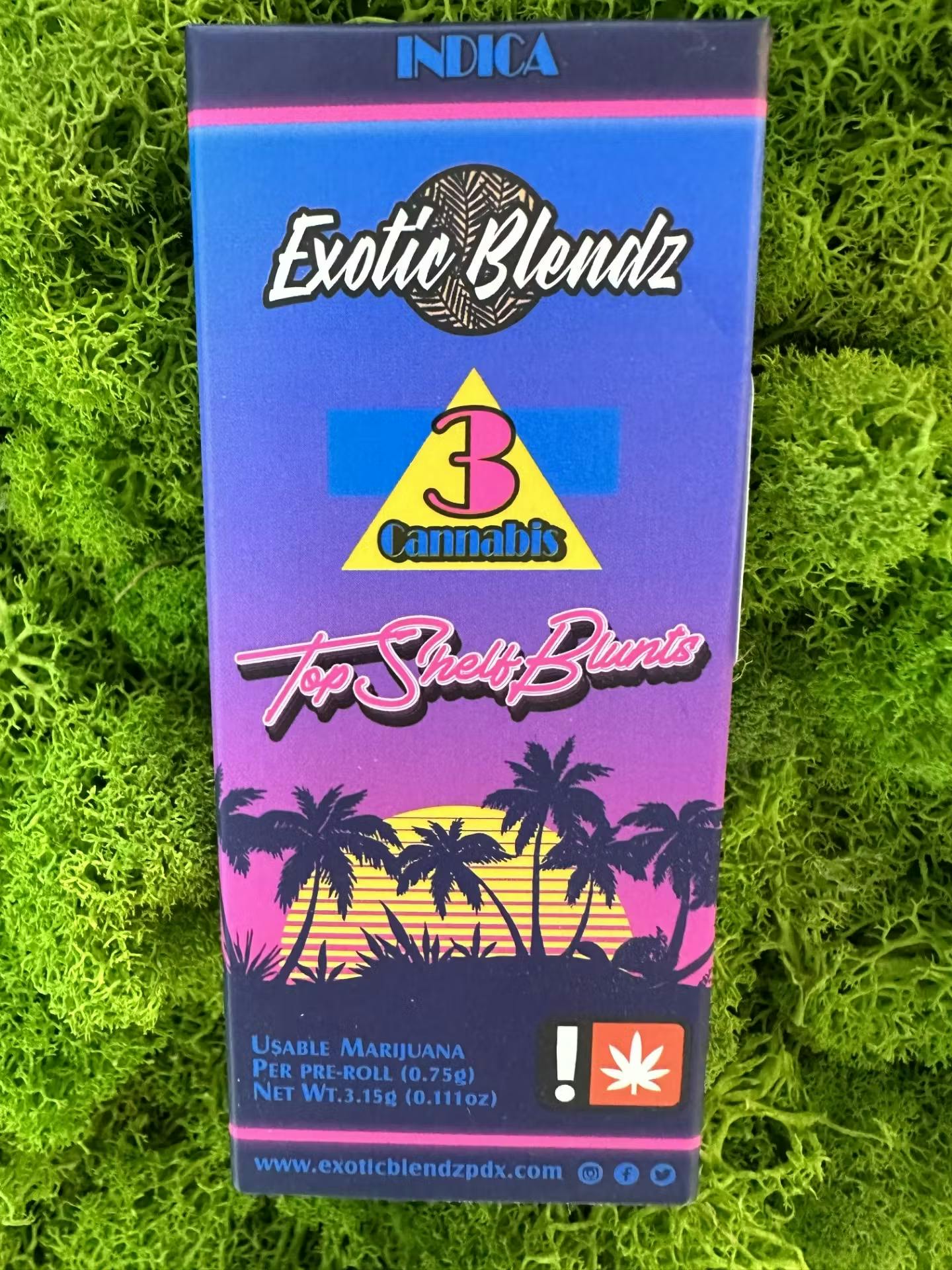 Exotic Blendz | Side Show Blunts | 3-Pack
