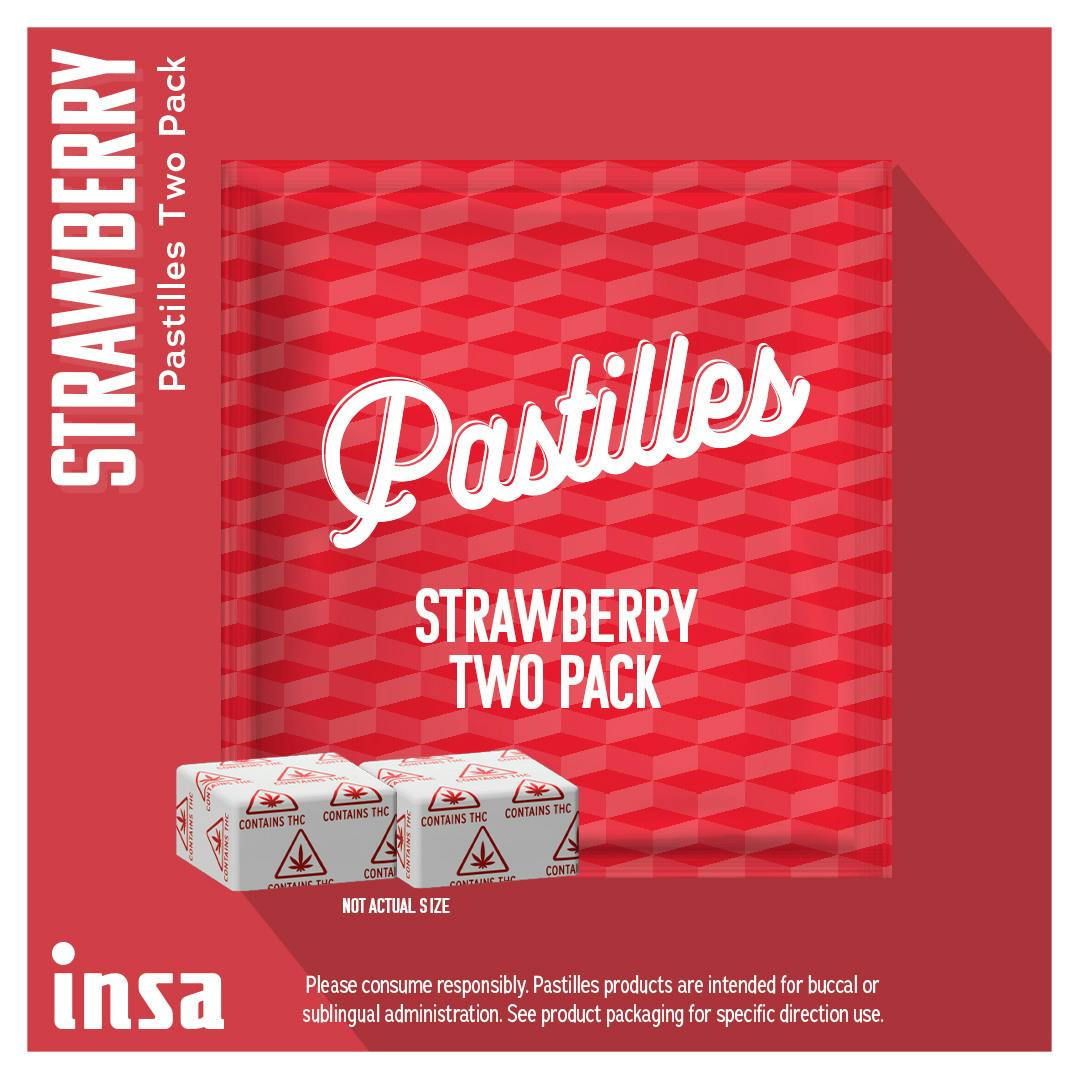 Strawberry Infused Pastilles 2ct/20mg