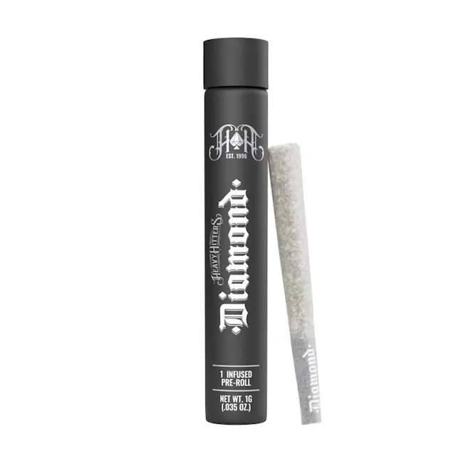 Heavy Hitters x Clade9 Diamond Infused Pre-Roll Fig Bar 1g (indica)