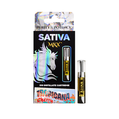 MKX 1 Gram 510 Thread Carts - Tropicana Cherry (Sativa)