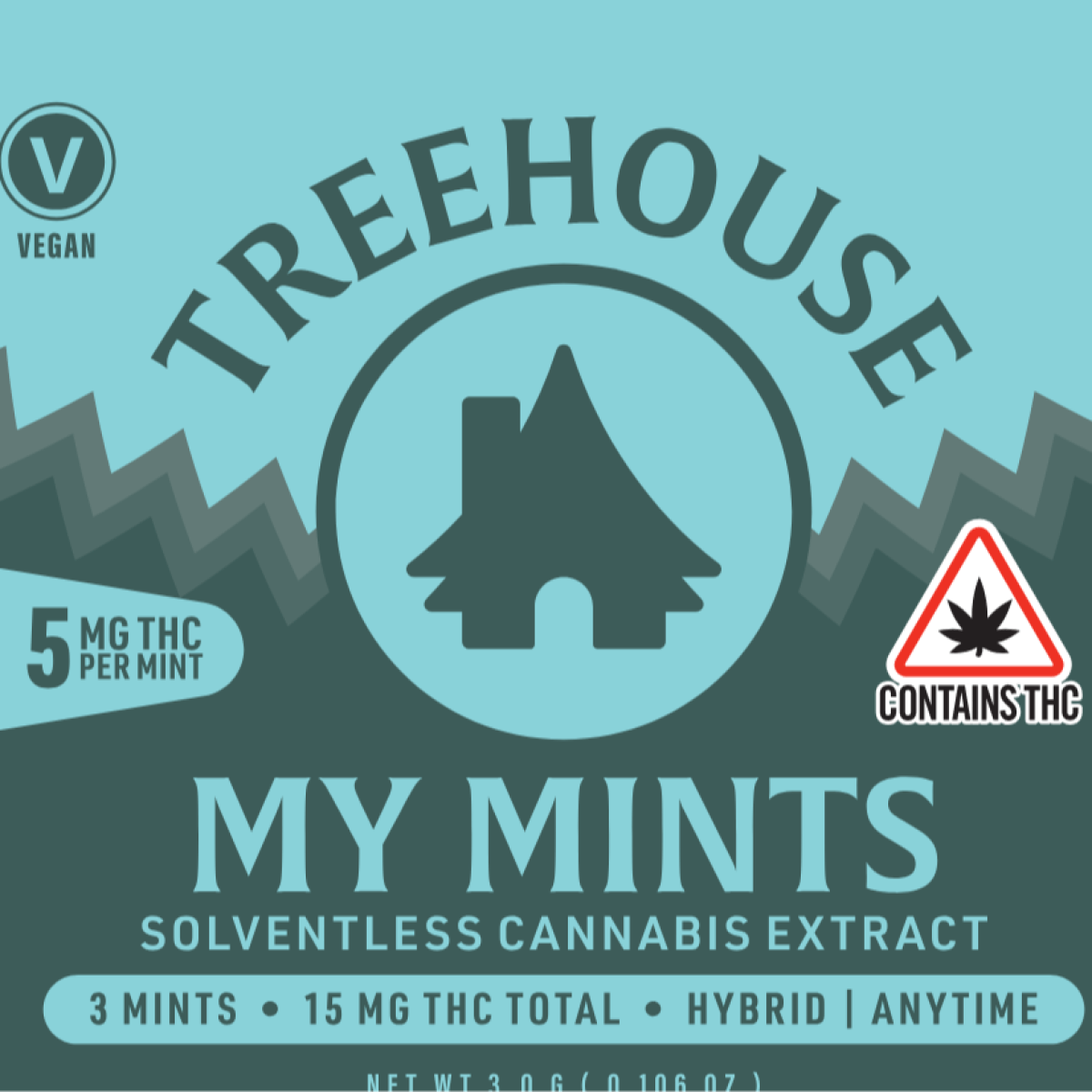 Image of Hybrid Peppermint Mints | 5mg | 3pk