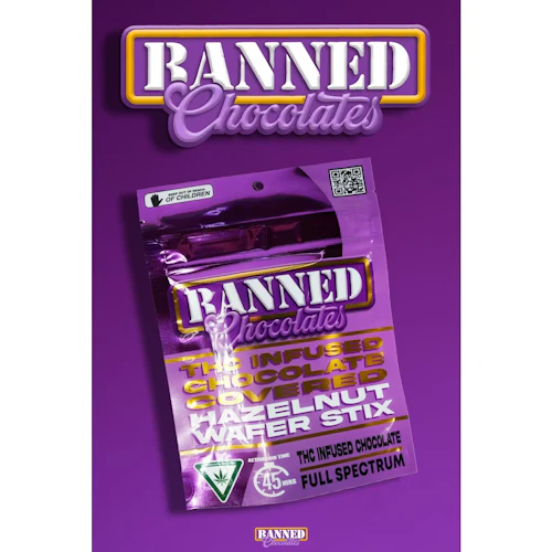 Banned - 200mg Wafer Stix - Hazelnut