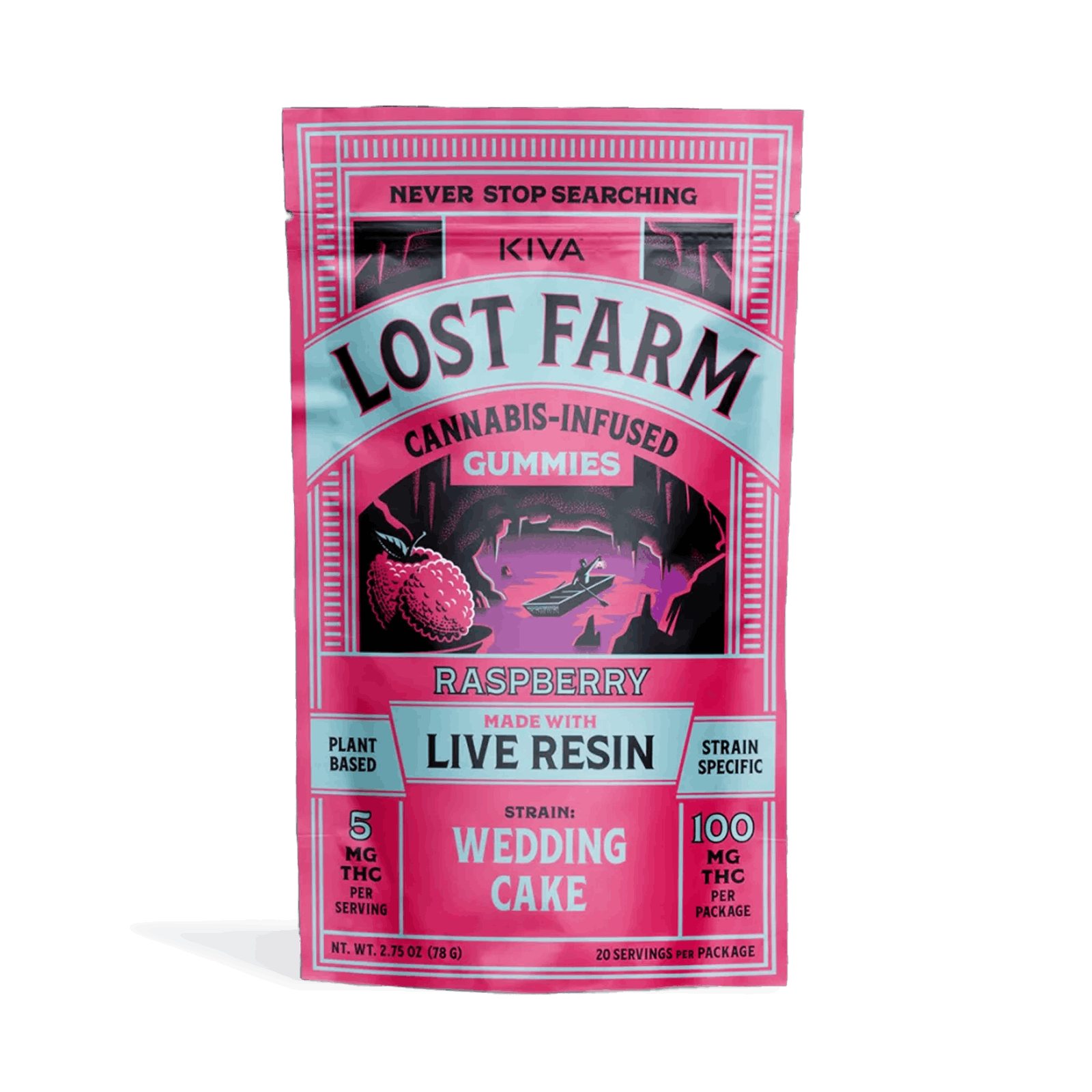 Lost Farm Raspberry Gummies Wedding Cake