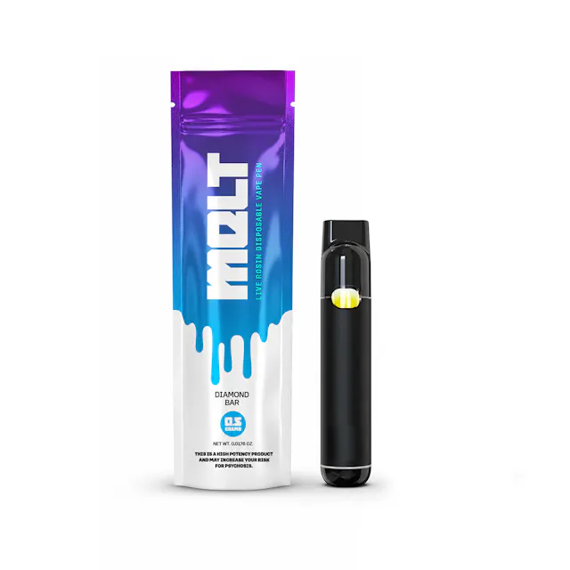 Melt Live Rosin Disposable Diamond Bar .5g (indica)