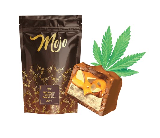 Product: Nuggy Caramel Peanut Bites | 20mg x 10pk | Mojo