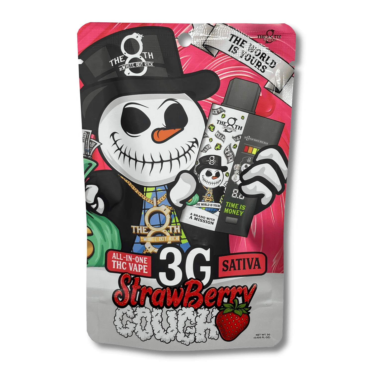 Product: White Boy Rick | Live Resin Disposable - 3g - Strawberry Cough