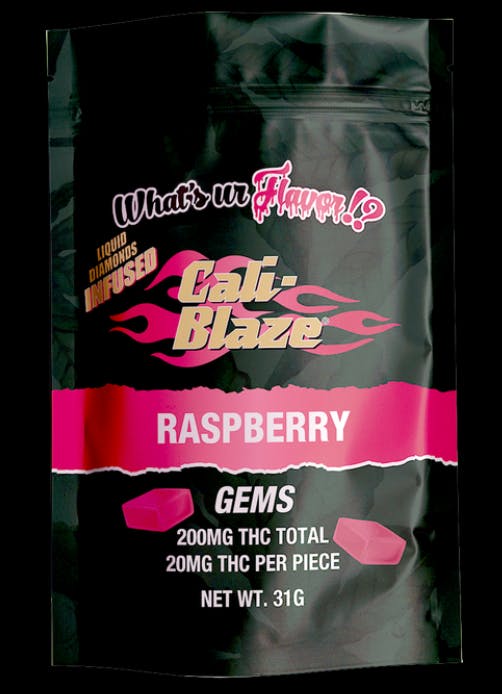Cali-Blaze | Liquid Diamond Gummies - 200mg - Raspberry