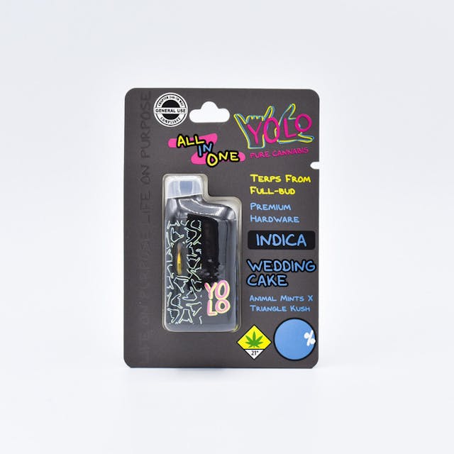 Disposable vaporizers contain concentrated cannabis oil that is heated by an attached battery and inhaled. These products come charged and ready to go, and are not designed to be reused, refilled, or recharged. These products are often very potent and are designed to be consumed in 2-3 second puffs.