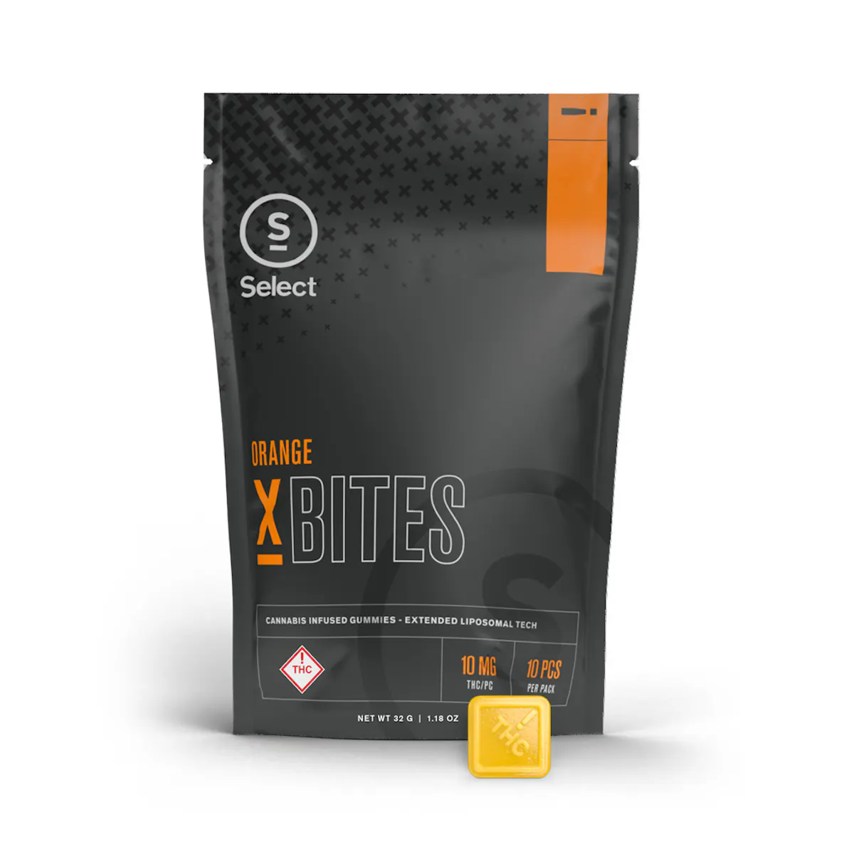 Orange X-Bites 100mg | 10pk .1g Edibles | X-Bites