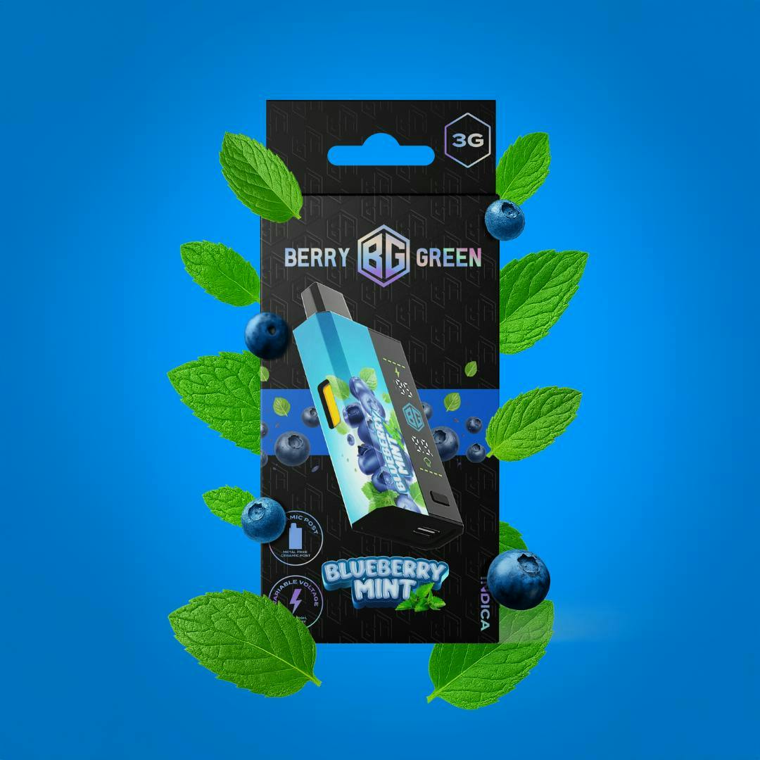 Berry Green BERRY GREEN | BLUEBERRY MINT | CART INDICA — VAPORIZERS