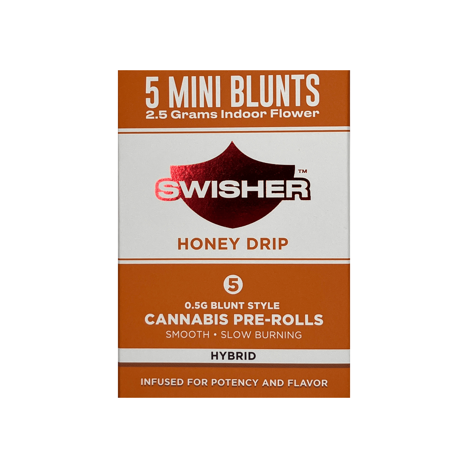 Swisher | Infused Mini Blunt 5-Pack - 2.5g - Honey Drip