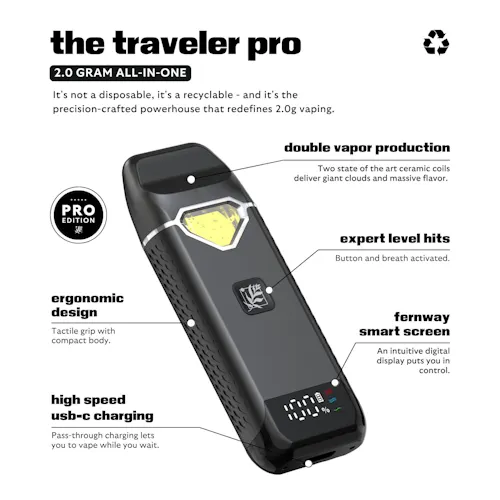 White Widow | Strain Collection | All-In-One Traveler PRO | 2.0g-1