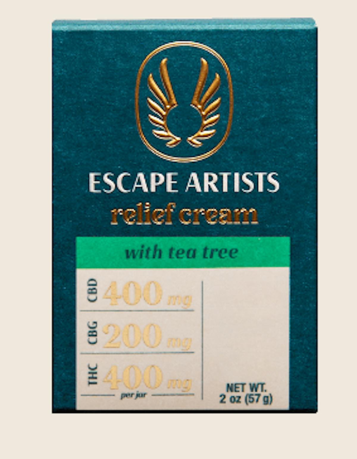 Photo of Escape Artists – Tea Tree Relief Cream (1:1) (CBD:THC) 2oz – 400mg