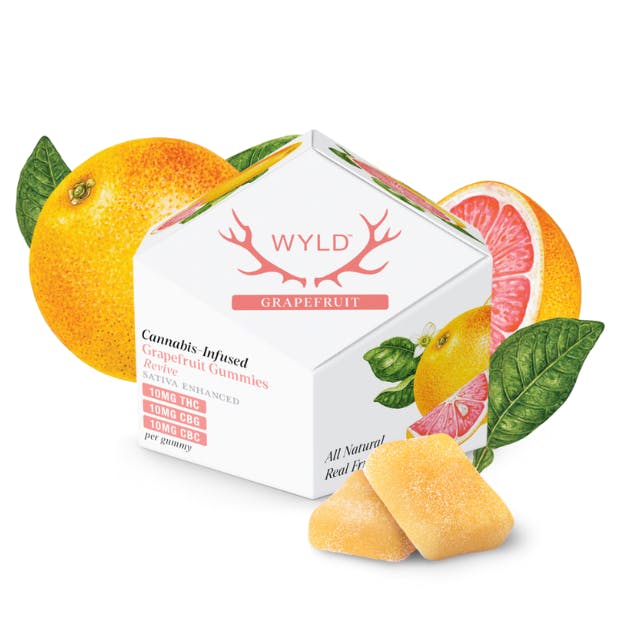 Wyld - Grapefruit - 1:1:1 (THC:CBD:CBC) - 100mg