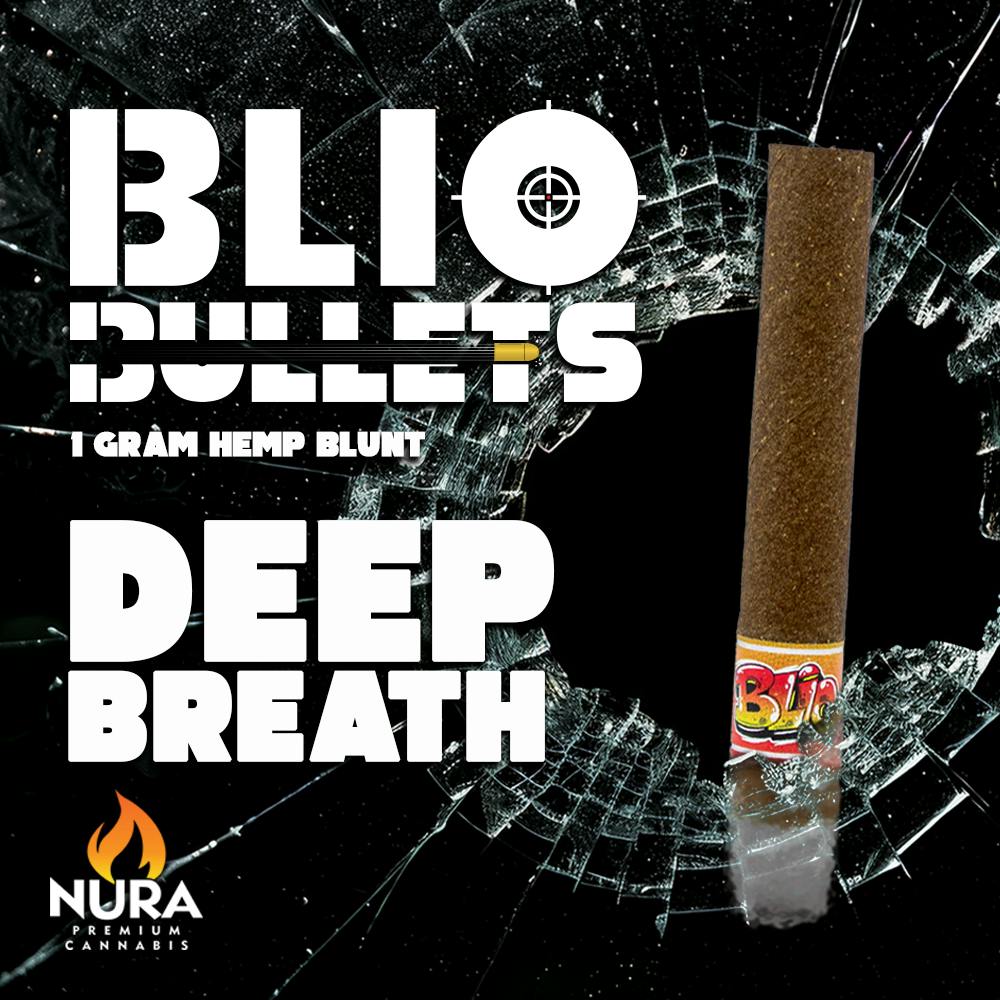 Blio Bullet | Pre-Rolled Blunt - 1g - Deep Breath