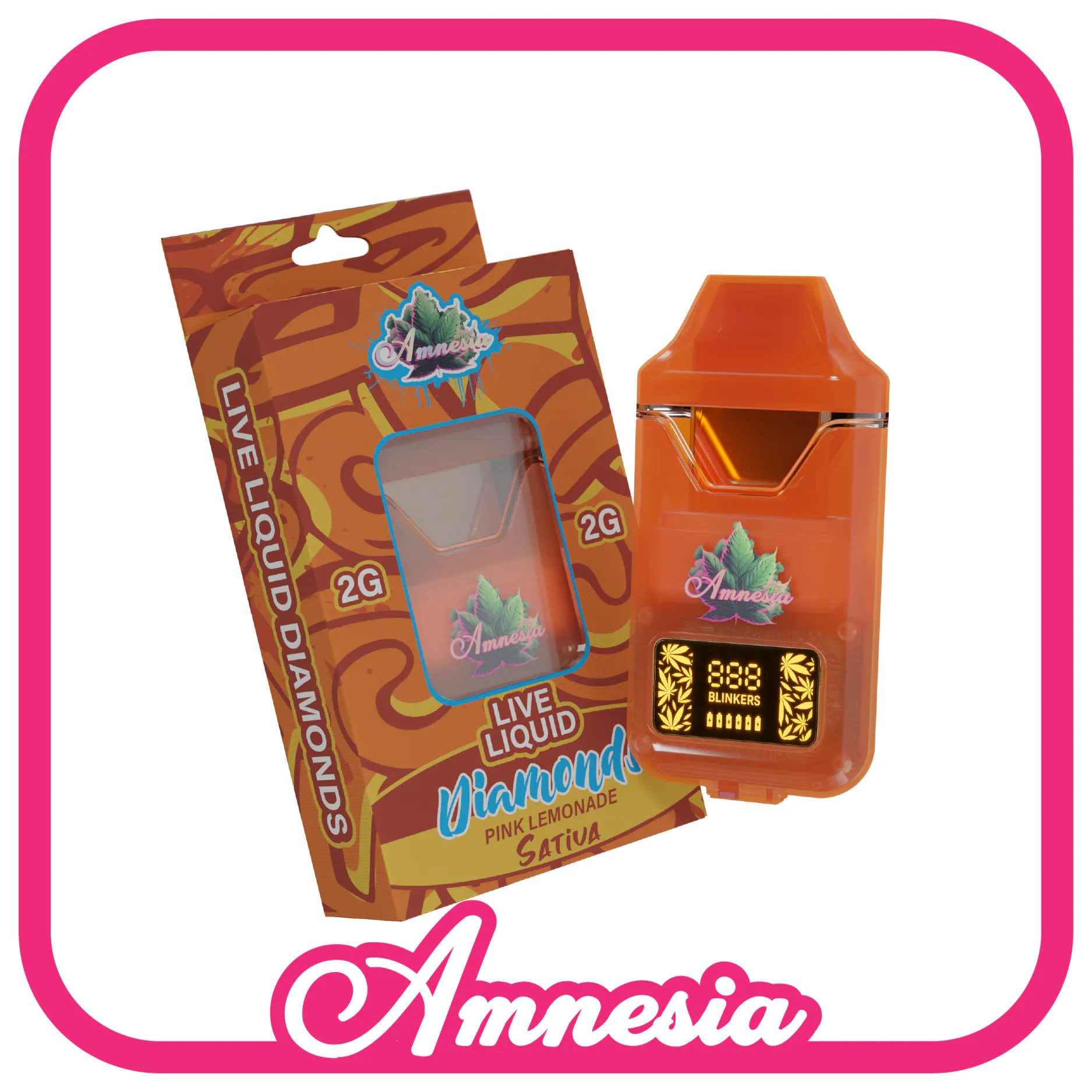 Pink Lemonade | 2G Liquid Diamond Disposable at Quincy-Smilez