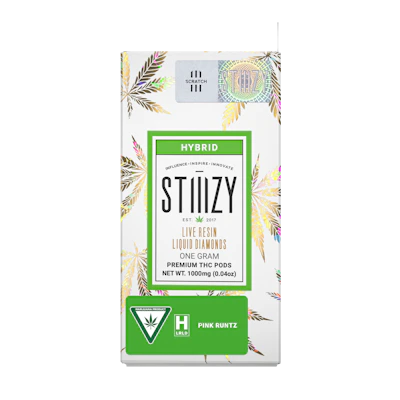Stiiizy - 1g LQD Cartridge - Pink Runtz - CARTRIDGES by STIIIZY at King of Budz