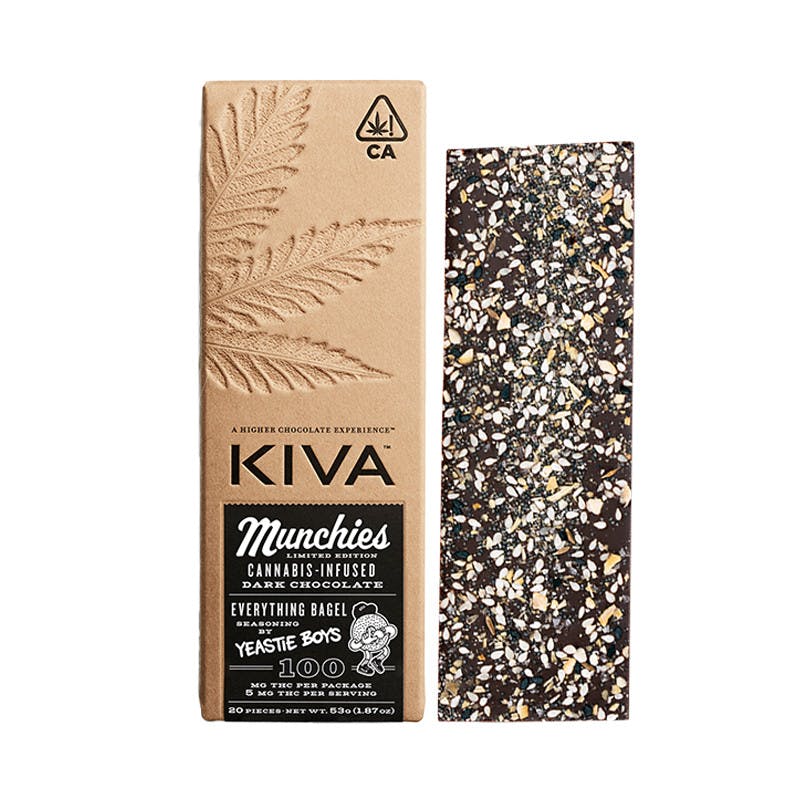 Kiva Bars Dark Chocolate 100mg