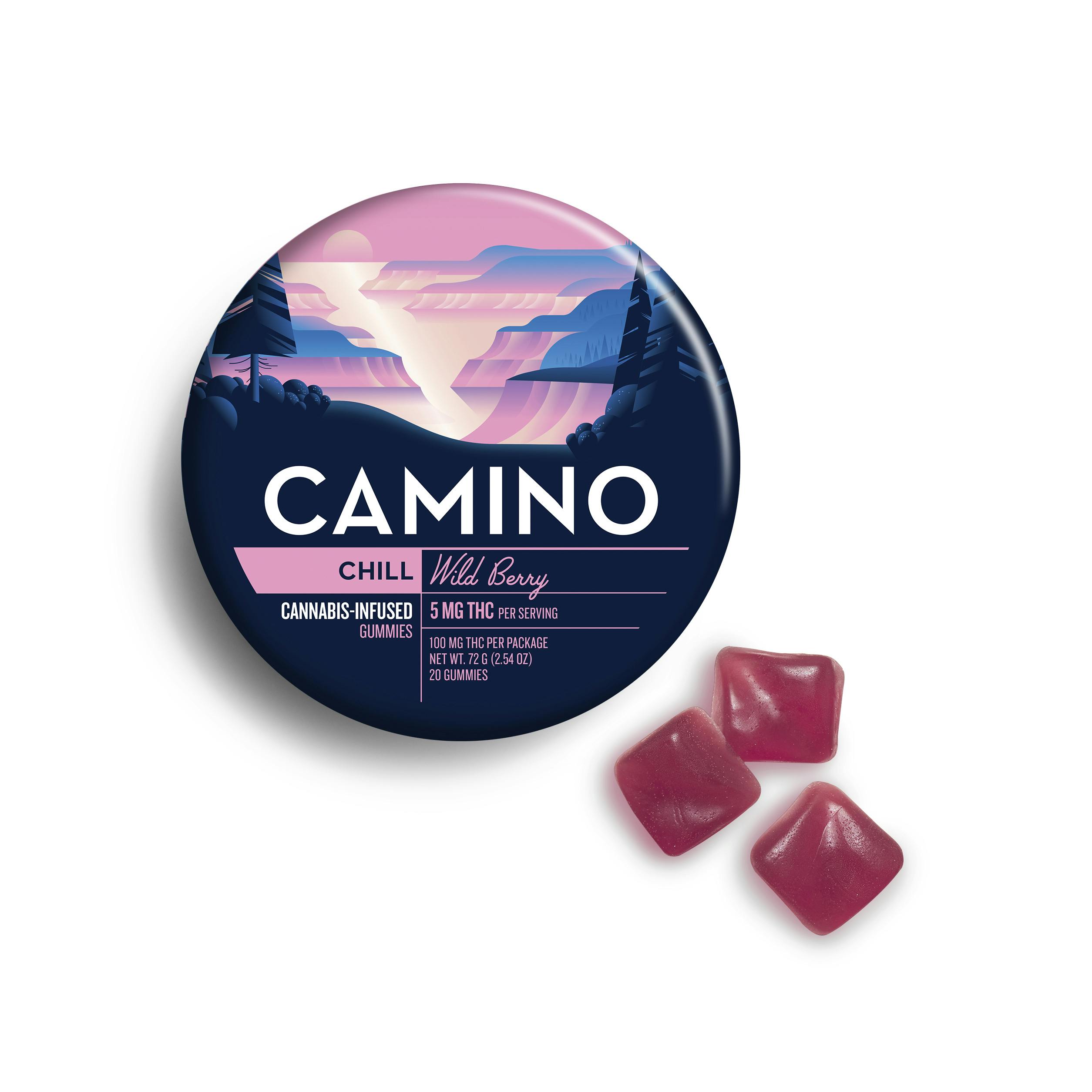 Camino | Wild Berry Gummies | 20 Pack | 100mg