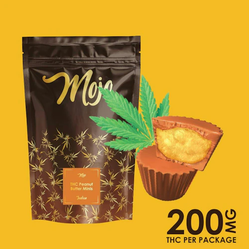 Mojo - 200mg Chocolate Bites - Peanut Butter Minis (I)