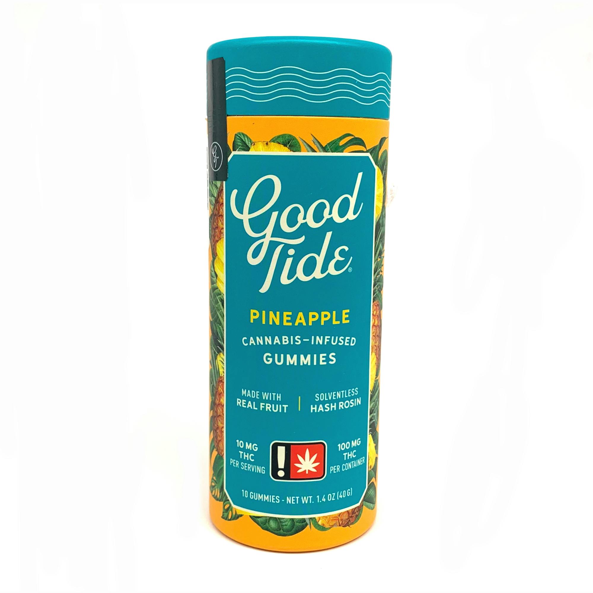 Good Tide | Pineapple Sativa Hash Rosin Gummies