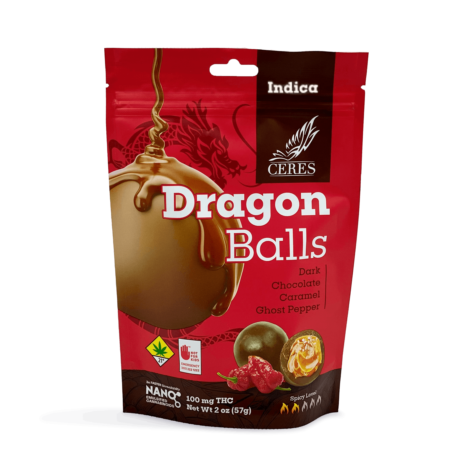 Dragon Balls Indica 10-Pack | 100mg