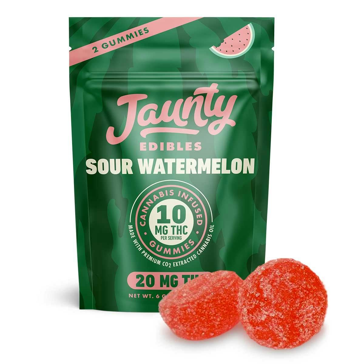 Sour Watermelon Gummies | 20mg | 2pk