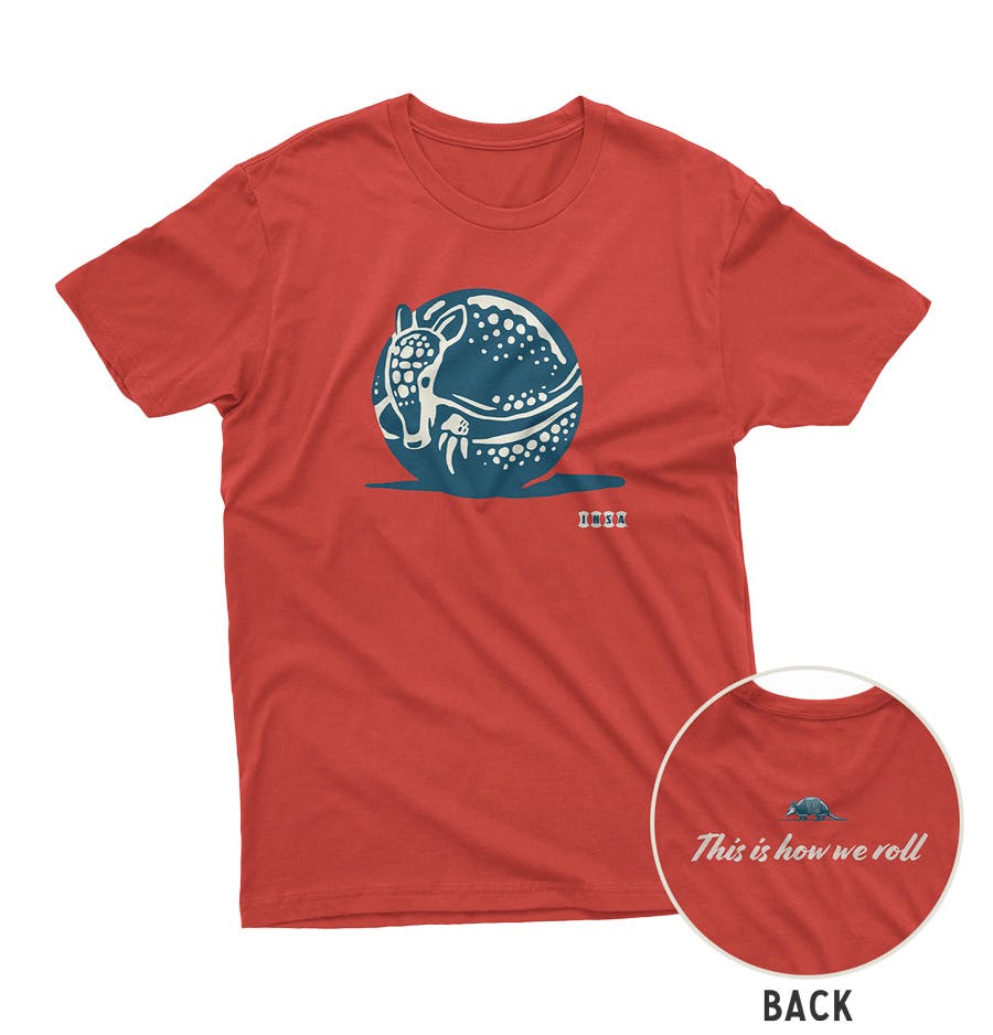 Insa Armadillo T-Shirt Red XL