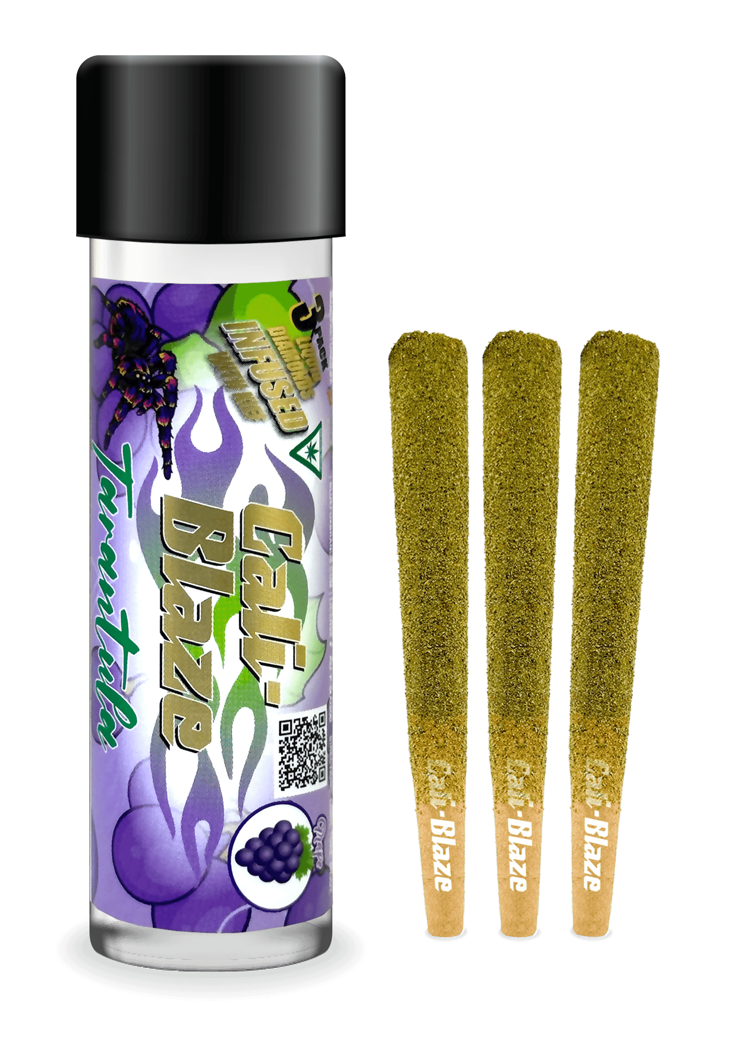 Cali-Blaze - 3-Pack 1g Tarantulas - Grape