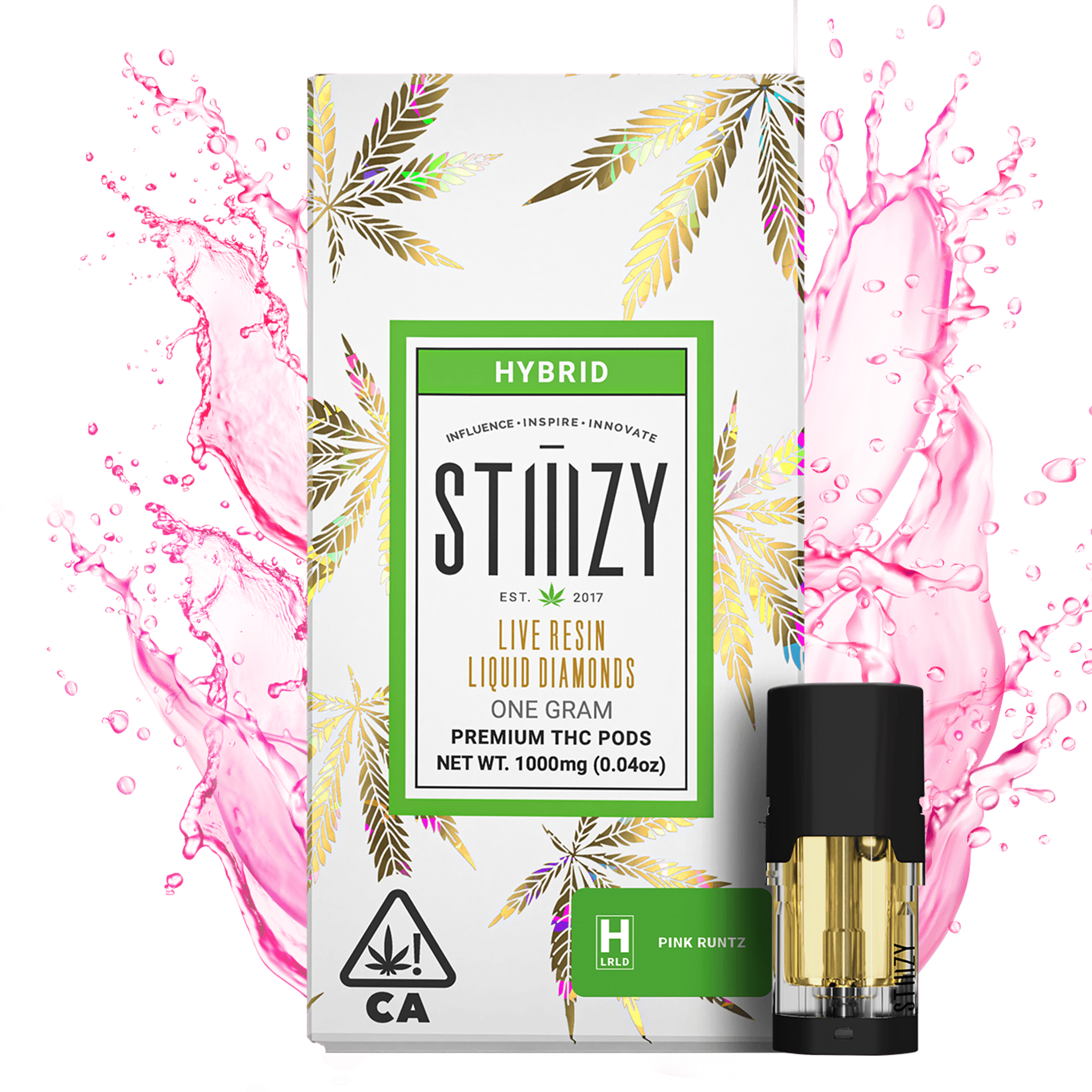 pink runtz disposable vape pen 1000mg STIIIZY STIIIZY | Pink Runtz Live Resin Pod | Hybrid