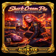 Alien Tek Farms - 14g Prepack Jar - Sherb Cream Pie