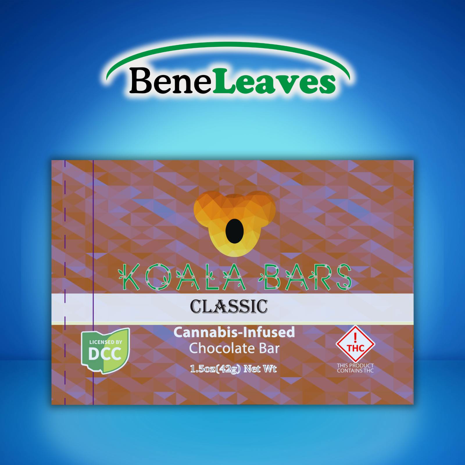 Koala Bars: Koala Classic - RSO Chocolate Bar 10pc 500mg