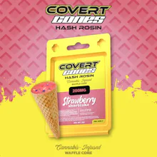 Covert Cups - 200mg Hash Rosin Cones - Strawberry Shortcake