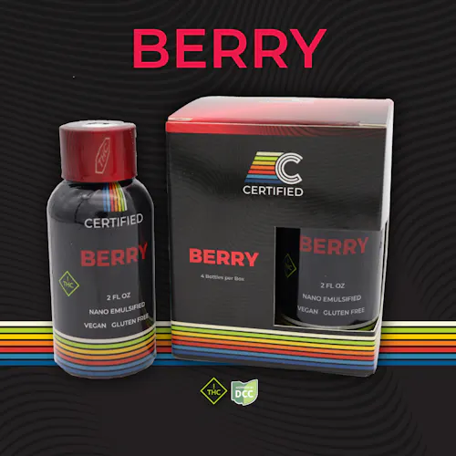 Certified Cultivators | Berry Drink | 4pack | 100mg-active