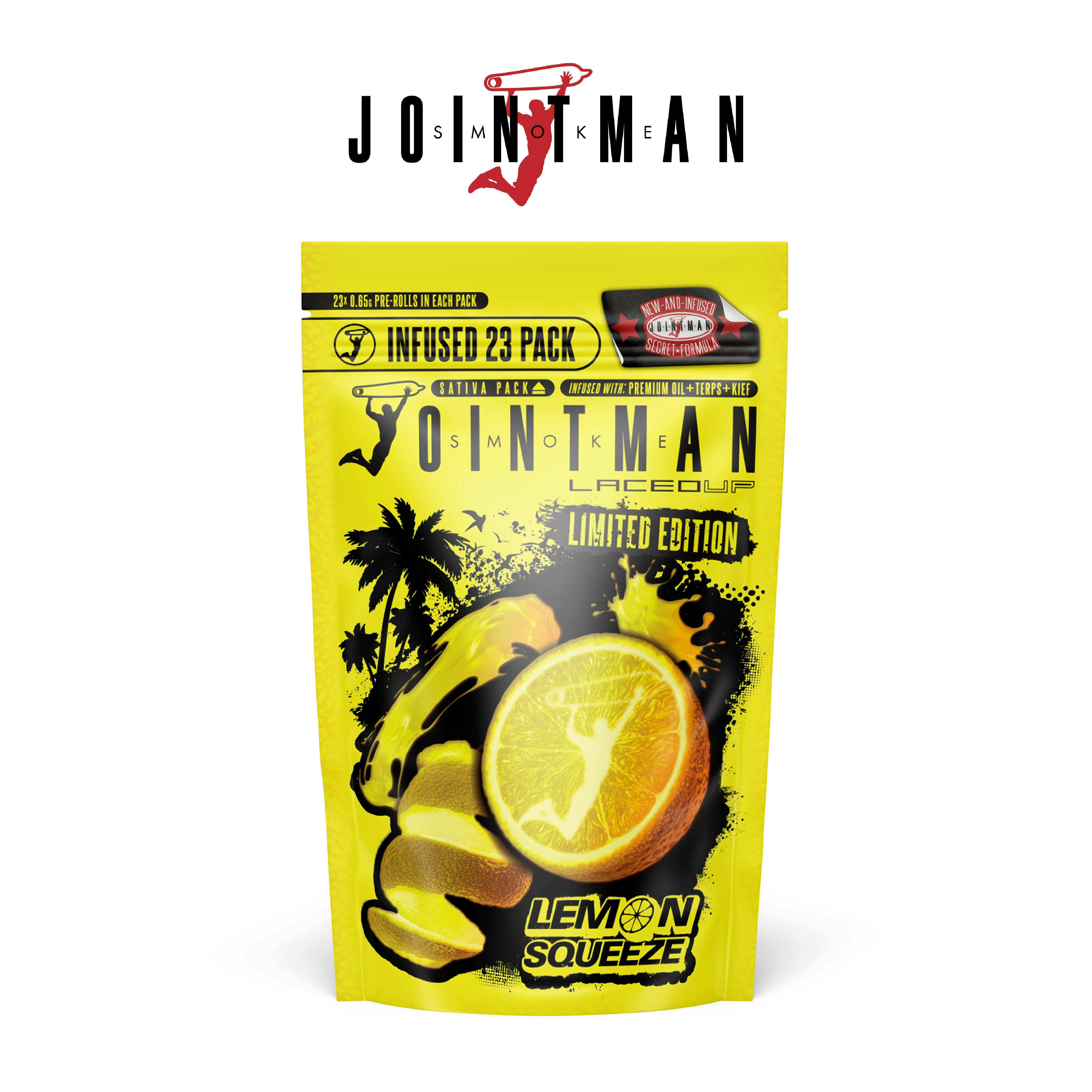 Jointman - 23-Pack .65g Infused Prerolls - Lemon Squeeze