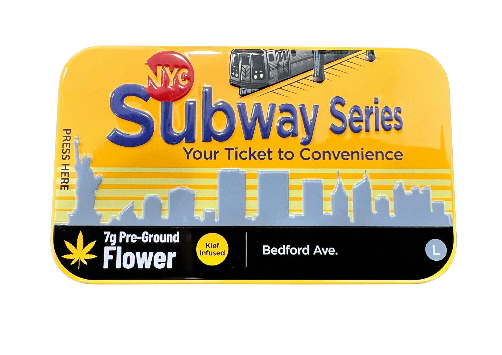 Product Subway Series - Trop Cookies - 7g - Ground Flower - Kief Infused