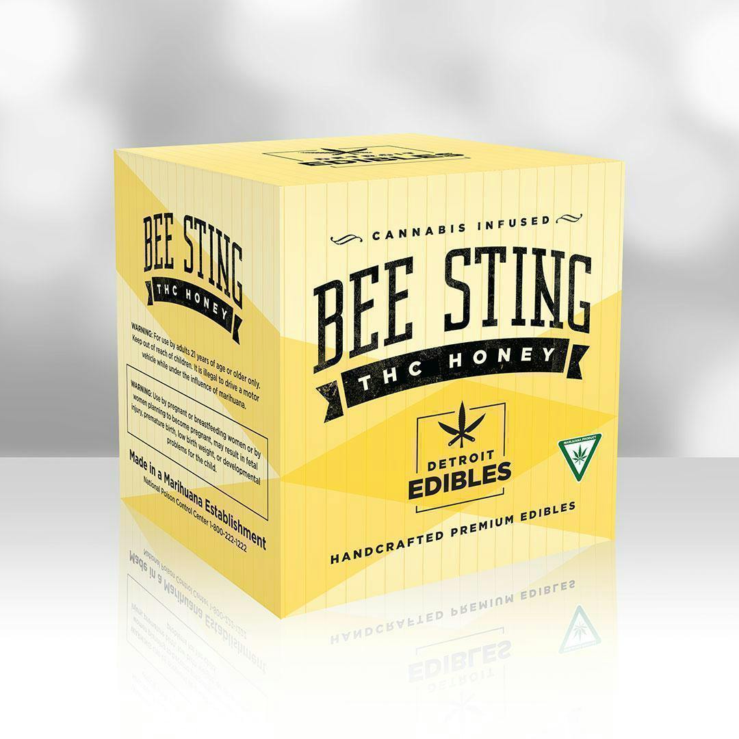 Detroit Edibles - 200mg THC Honey - Bee Sting Honey