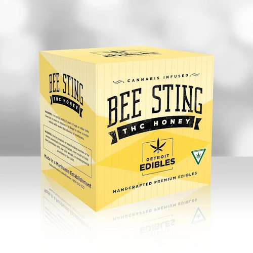 Detroit Edibles - 200mg THC Honey - Bee Sting Honey
