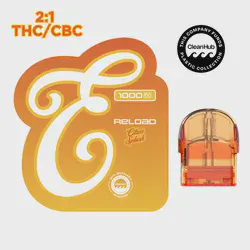 Eureka | Flavored AIO Reload (THC/CBC 2:1) Citrus Splash 2g