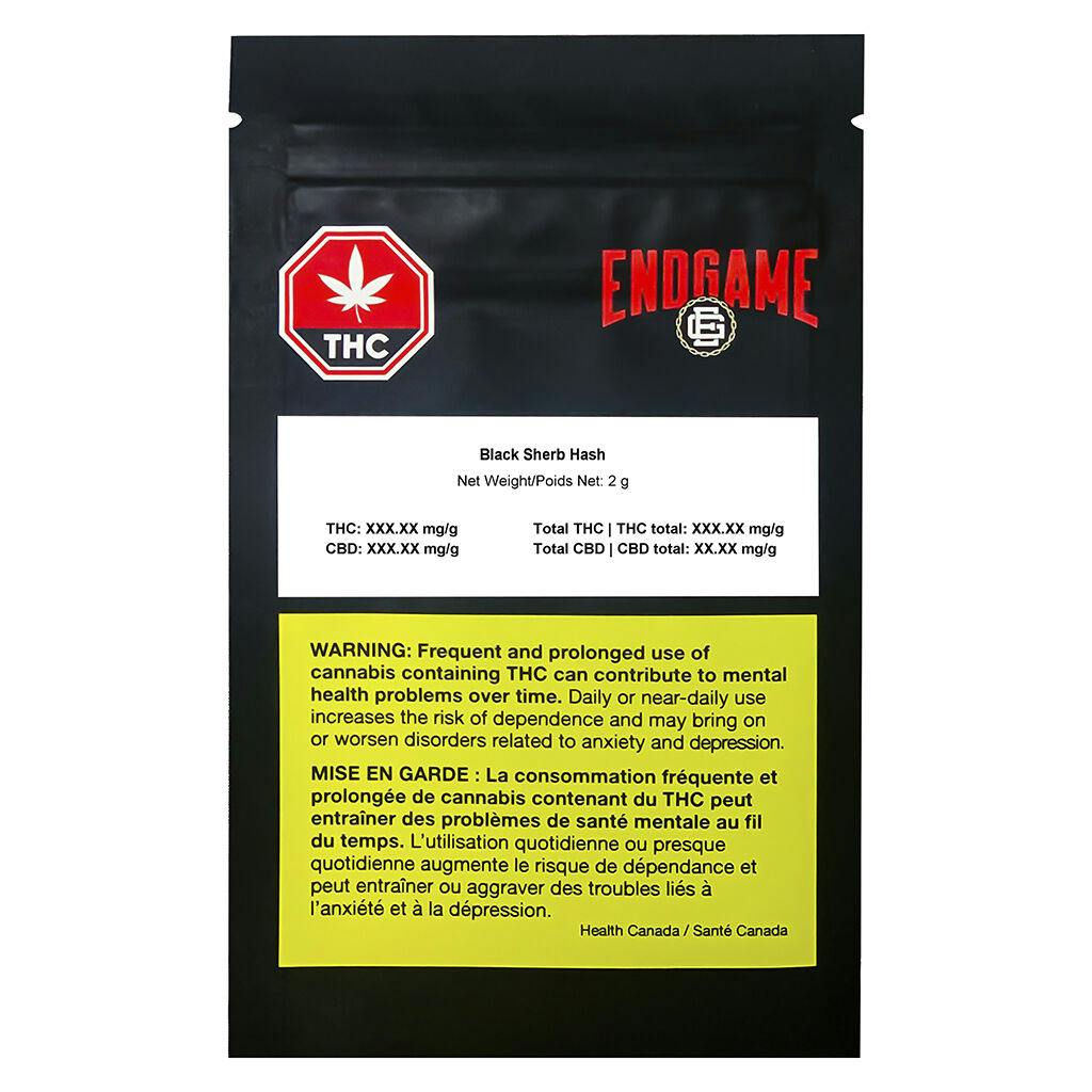 Endgame - black sherb hash