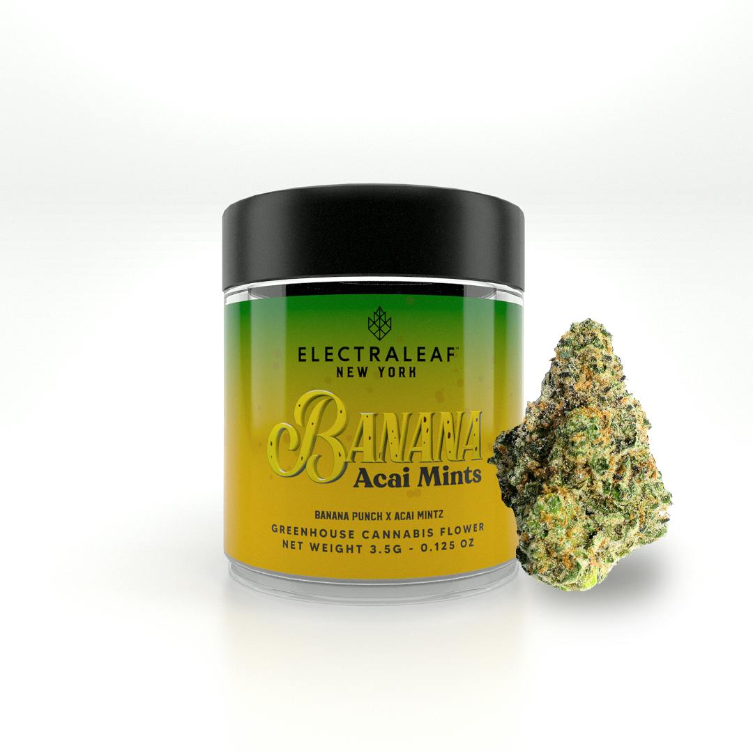 Electraleaf Banana Acai Mint Flower 3.5g Sacred Bloom Cannabis Dispensary Binghamton Area