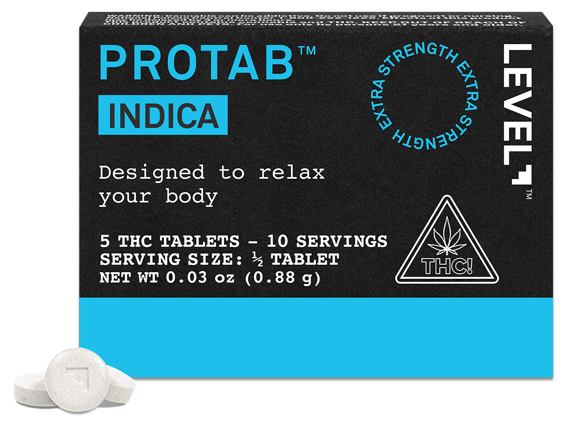 PROTAB Indica 5pk Tablets | 20mg THC per tablet